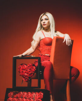 Forever τριαντάφυλλα σε κασετίνα